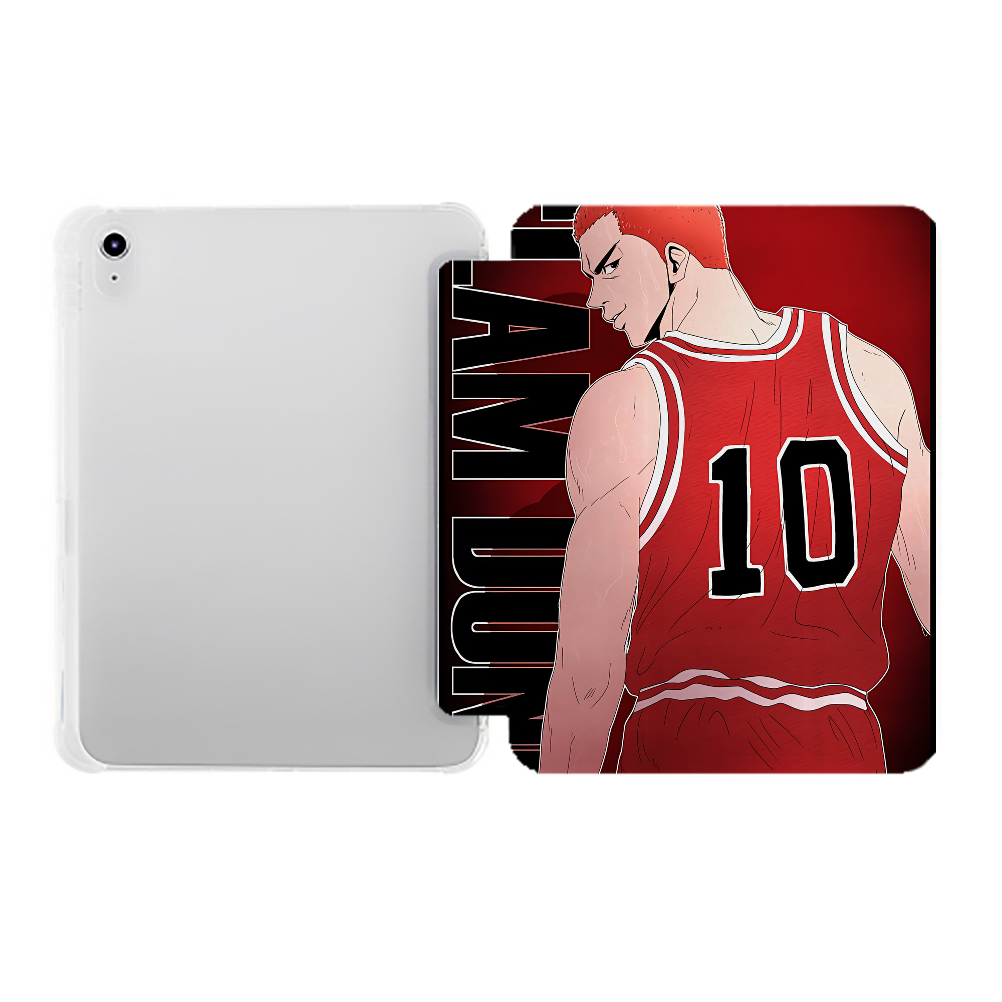 （画像用） SLAM DUNK／スラムダンク IPad ケース ペン収納付き 三つ折りスタンド PUレザー×シリコン 対応機種9.5/10.5/10.9インチ